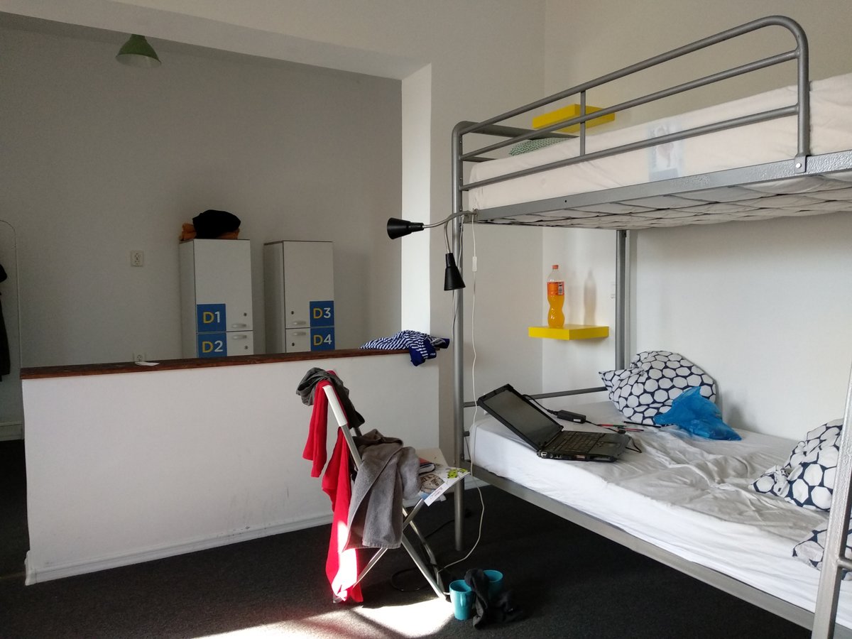 Bucharest's hostel room
