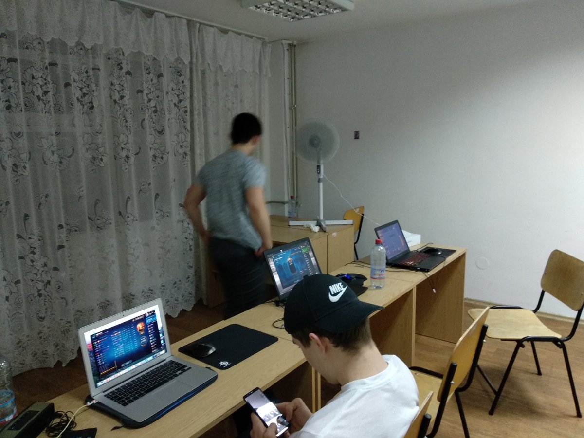 How we managed to organize the lecture room

