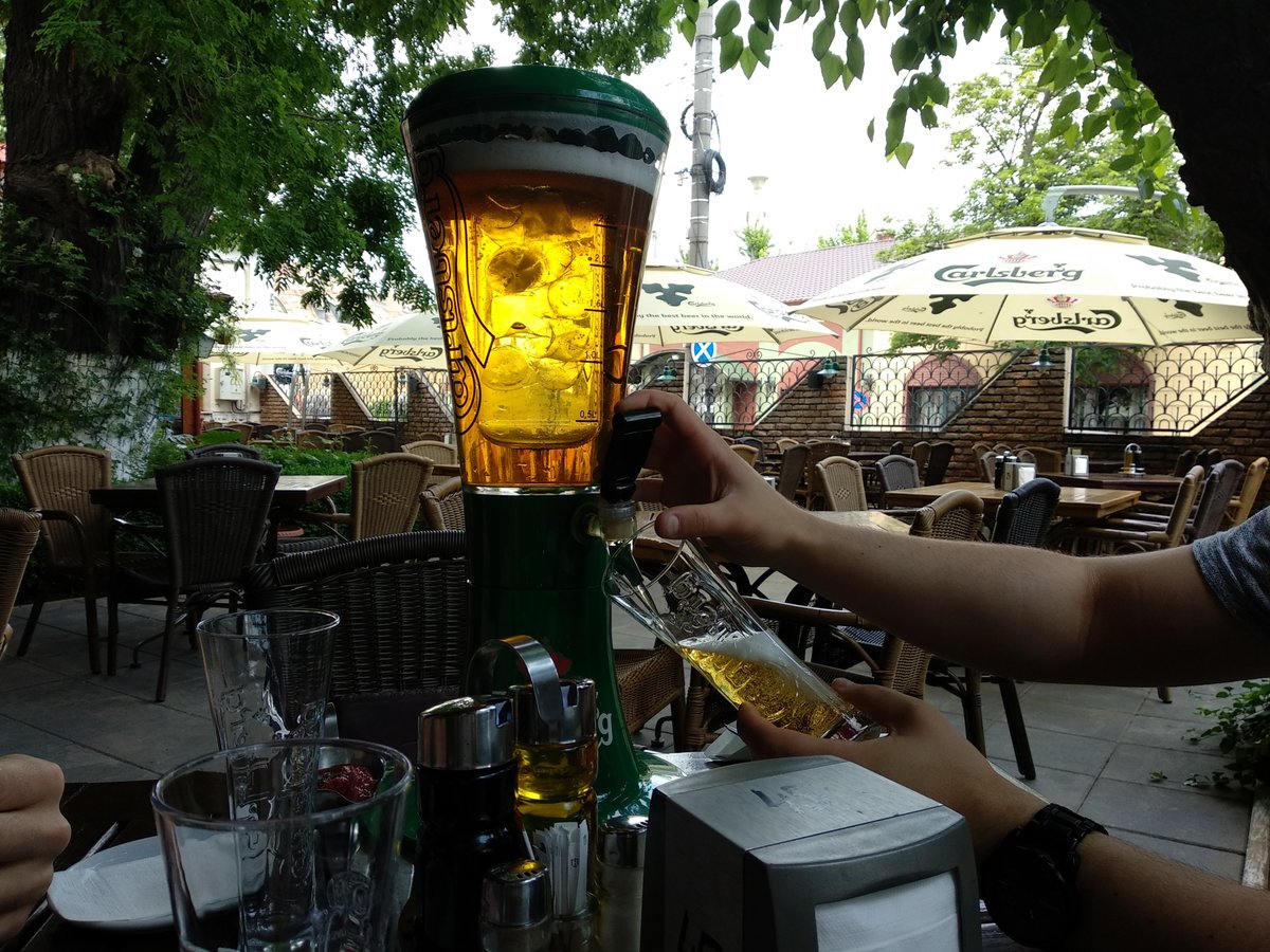  The beer is really cheap compared to France
