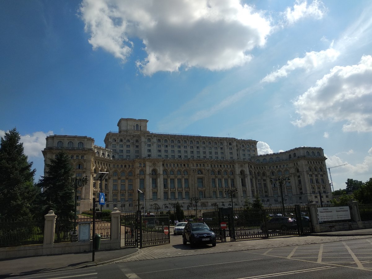 Ceaușescu's palace, now the Romanian parliament

